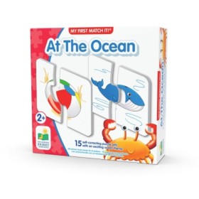 Puzzle Educativ de potrivire Oceanul cu 15 perechi de piese auto-corectante 2-5 ani